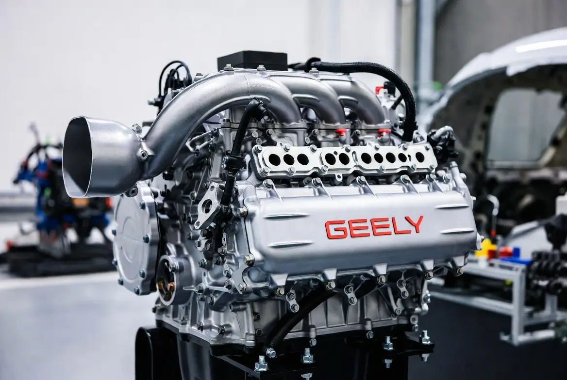Geely Targets 50% Thermal Efficiency for New AI Hybrid Engine